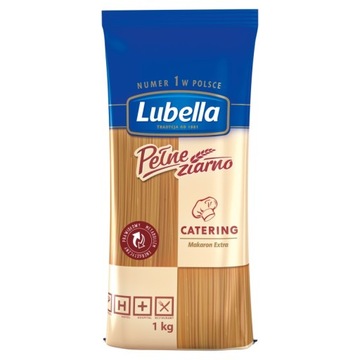Lubella Catering Цельнозерновая паста спагетти 1k