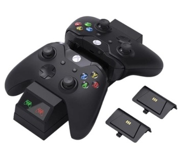 ЗАРЯДНОЕ УСТРОЙСТВО ДЛЯ ДВОЙНОЙ ПАНЕЛИ + 2 БАТАРЕИ XBOX ONE ЗАРЯДНАЯ СТАНЦИЯ