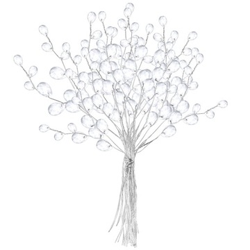 50 стебла штучні букети акрилові квітка гілки