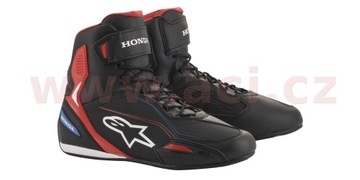 обувь FASTER-3 Honda Collection, ALPINESTARS (черный / красный / синий, размер 48)