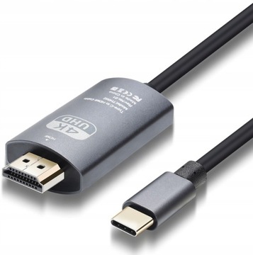 Кабель-адаптер USB-C 3,1 Type-C к HDMI UHD 4K 200 см