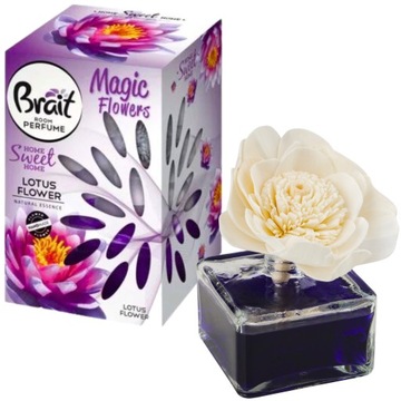 Освежитель воздуха декоративный цветок Brait Magic Flowers Lotus 75 мл