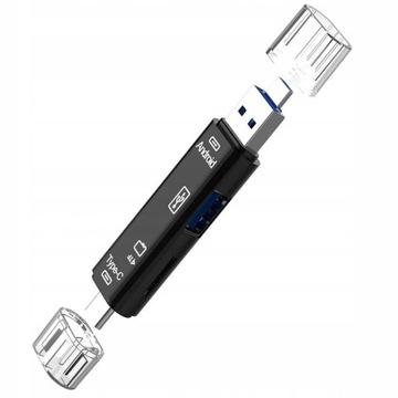 7in1 USB Type-C MICRO Android OTG зчитувач пам'яті