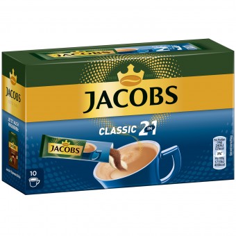 Кава Jacobs в пакетиках 2в1 з Німеччини