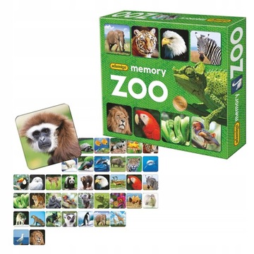 Настільна гра Adamigo Memory ZOO