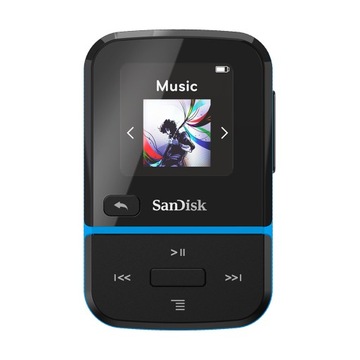 SanDisk легкий MP3 клип Спорт GO синий 32 ГБ