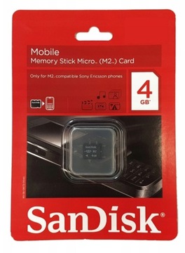 Sandisk Memory Stick Micro (M2) 4GB (SDMSM2-4096-E11M)