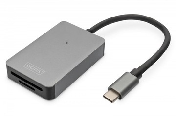 USB-C кард-ридер, 2-портовый UHS-II SD4.0 Tf4.0 высокоскоростной алюминиевый,