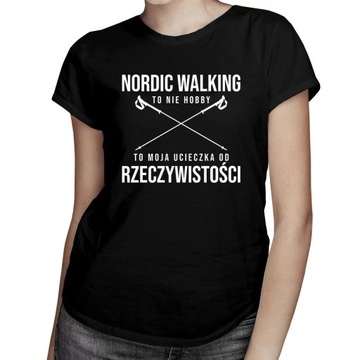 Скандинавська ходьба - це не хобі футболка скандинавська ходьба