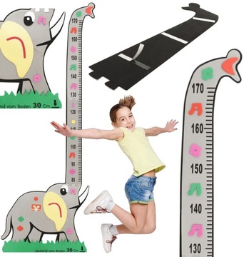 ПЕНОПЛАСТ ДЛЯ ИЗМЕРЕНИЯ РОСТА НА СТЕНЕ ДЕТСКАЯ РУЛЕТКА 160 СМ УЗОРЫ
