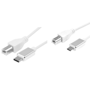 J USB B Midi-кабель для разъема типа C, кабель-адаптер