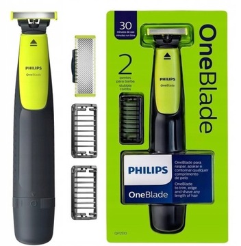 БРИТВА PHILIPS ONE BLADE ДЛЯ БОРОДЫ + 2 НАСАДКИ