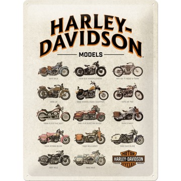 Табличка вывеска HARLEY-DAVIDSON металл плакат 30x40