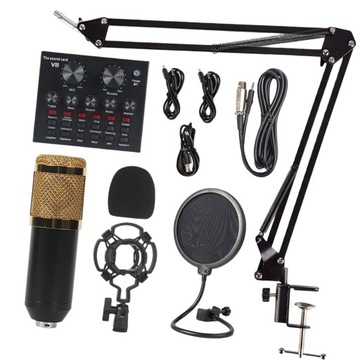 Professional V8 Voice Conversion Sound Card Recording B