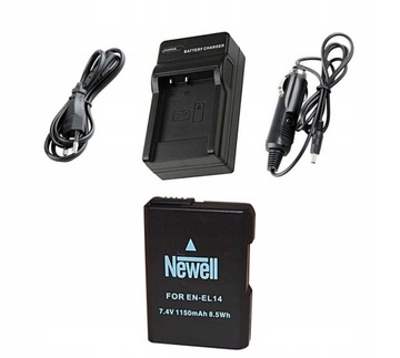 Зарядний пристрій + акумулятор для NIKON COOLPIX D3200 EL14