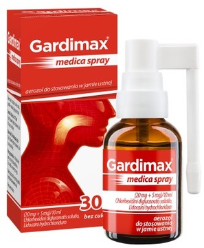 Gardimax Medica ліки спрей від болю в горлі 30 мл