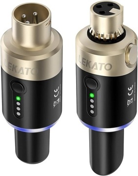 Бездротовий передавач приймач для мікрофона 5,8 ГГц LEKATO XLR Plug