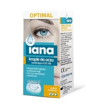 Iana Optimal, глазные капли увлажняющие, 10 мл