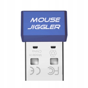 RII RT301 USB Jiggler миша програмований синій