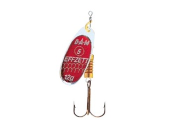 Dam обертається блешня Effzett STANDARD 5 REFLEX RED