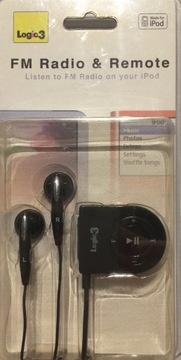 Logic3 FM Radio Remote для iPod наушники mip115k
