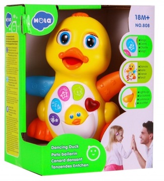 Весела качка інтерактивна іграшка для дітей світлові звуки