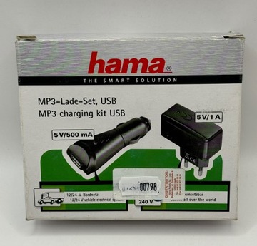 КОМПЛЕКТ USB-ЗАРЯДНЫХ УСТРОЙСТВ HAMA