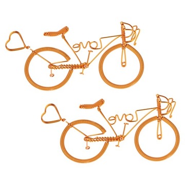 2 шт. мини-модель велосипеда декор имитация велосипеда