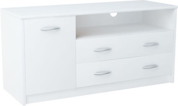 Белый шкаф ТВ комод мебель под ТВ 110X55 мат