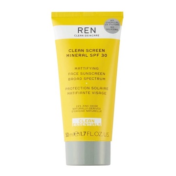 Матирующий солнцезащитный крем SPF 30 Ren Clean skincare