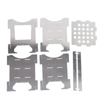 Портативная деревянная плита из нержавеющей стали Purning stove mini OX