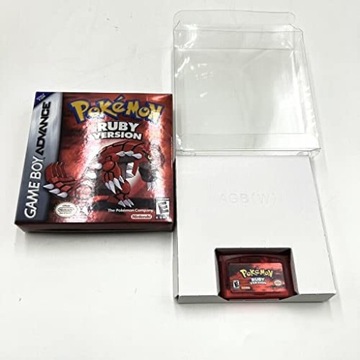 Игра Boy Advance Box Art Games Pokemon Ruby версия