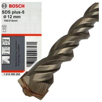 Свердло Bosch для бетону SDS-Plus 12x150x215 Plus-5