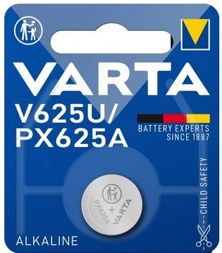 Аккумулятор VARTA V625U 625 LR9 EPX625 PX625A 625A 1,5 в