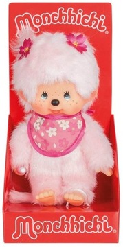 Monchhichi оригінальний вишневий квітка талісман лялька