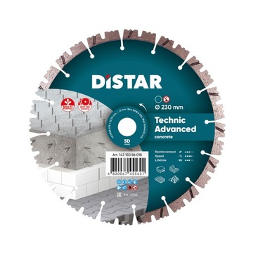 DISTAR TECHNIC ADVANCED-диск для бетону 230 мм