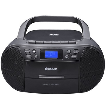 Денвер Бумбокс радіо CD касета DAB + FM AUX USB