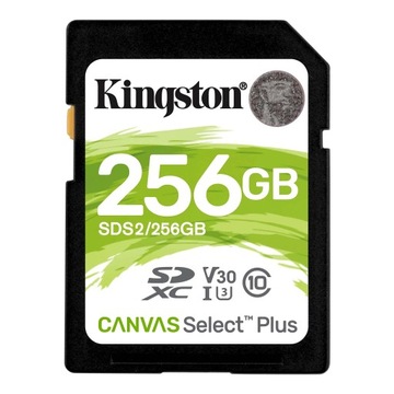 Kingston SDXC Canvas Select Plus 256GB 100R Class 10 UHS-I
