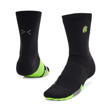 Тренировочные носки unisex Under Armour Curry UA AD Playmaker 1P Mid-cz