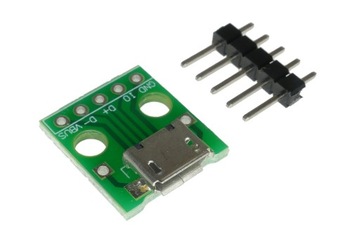 РАЗЪЕМ MICRO USB ПЕРЕХОД К ПЕЧАТНОЙ ПЛАТЕ 5 PIN