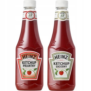 Heinz Mix ketchup м'який 570 г і пряний 570 г