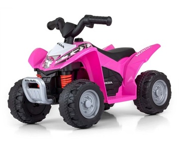 Автомобиль на батарейках Quad Honda ATV Pink