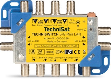 TECHNISWITCH 5/8 MINI LAN