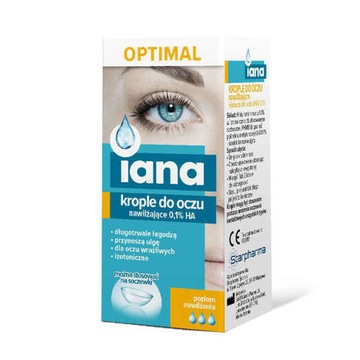IANA Optimal глазные капли увлажняющие 0,1% HA 10