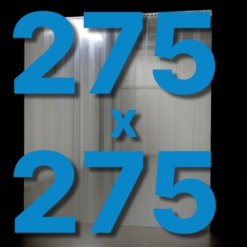 ПВХ смуга завісу W = 275 см H = 275 см
