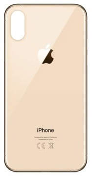 Задняя крышка iPhone XS Gold большой глаз злотый