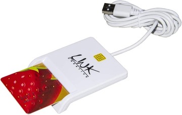 LINK LKCARD02 считыватель смарт-карт USB 2.0, белый