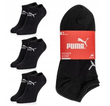 PUMA носки 6pack ноги черный размер 39/42 спортивные оригинальные 6pcs