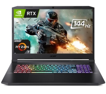 Acer Nitro 5 5800h 17 144H 32GB 1TB RTX 3060 W10