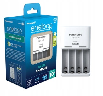 Зарядний пристрій для акумуляторів Panasonic Eneloop Basic BQ-CC51 Fast